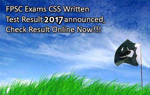 CSS Test Result 2017